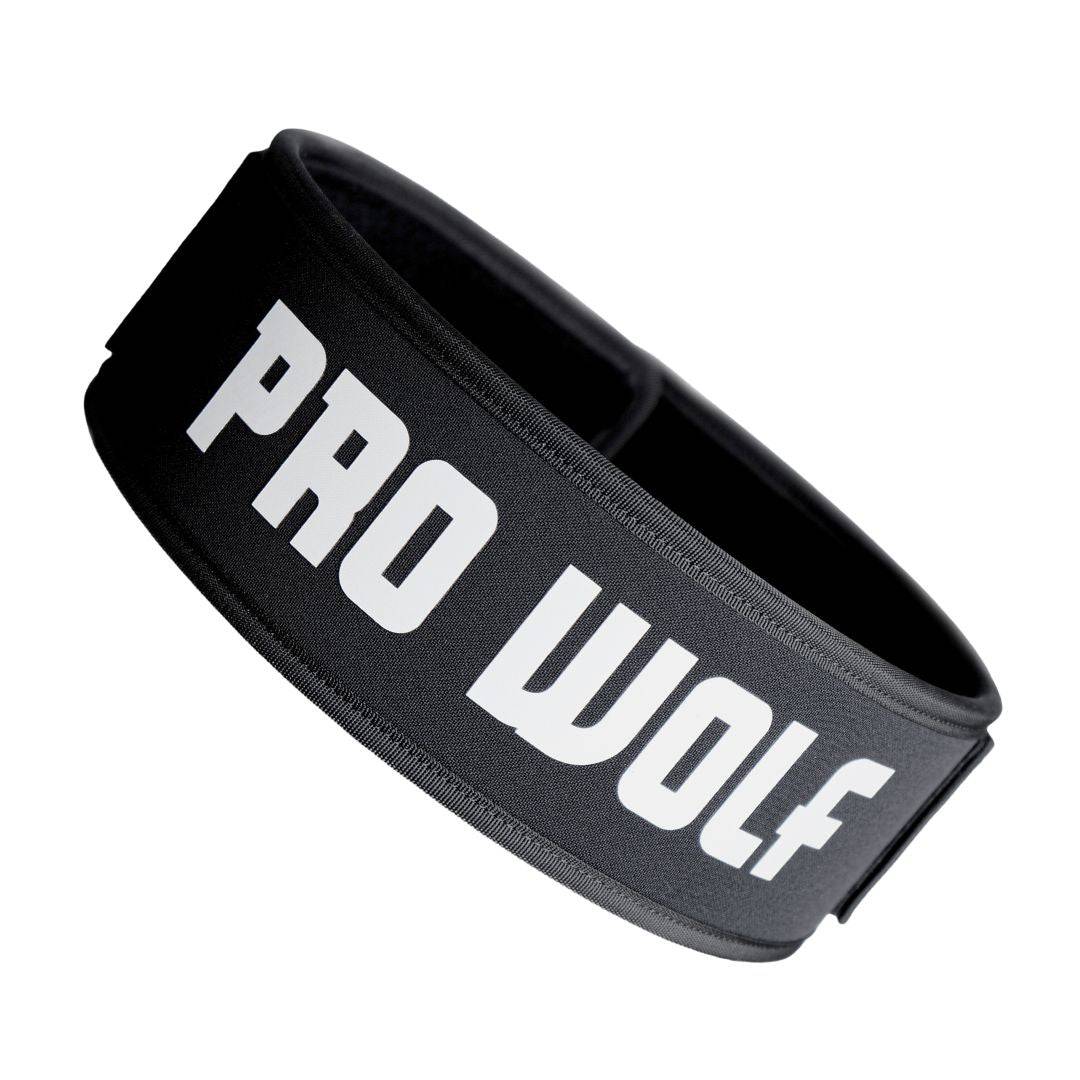 Weightlifting & Powerlifting Belt Neoprene Self Locking -Black - PRO WOLF