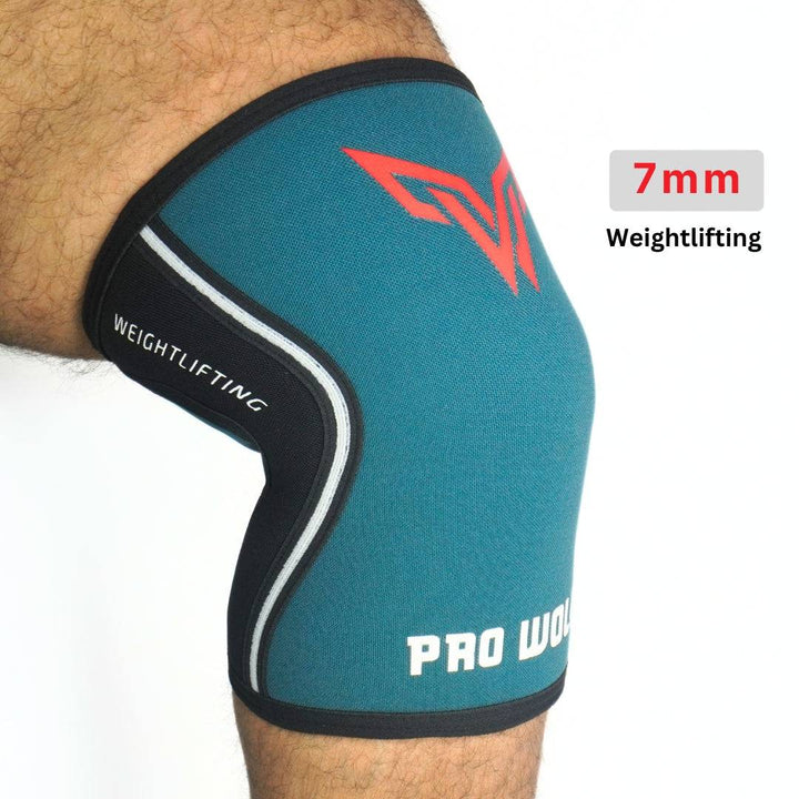 7mm Knee Sleeves Weightlifting (Level 2) Knee Cap - PRO WOLF