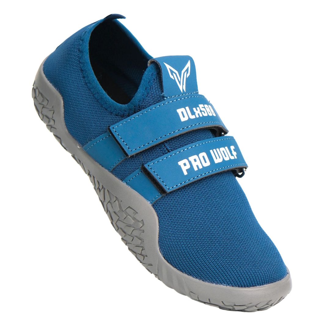 DLx500 Deadlift Barefoot Gym Shoes - Blue | ProWolf