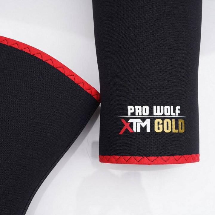 XTM Gold 7mm  Knee Sleeves Powerlifting Knee Cap 2nd Gen (Level 4+) - PRO WOLF