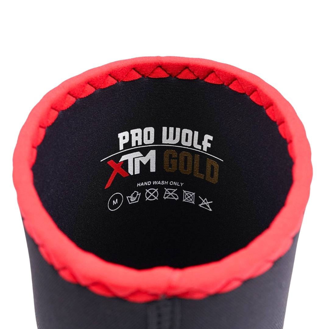 XTM Gold 7mm  Knee Sleeves Powerlifting Knee Cap 2nd Gen (Level 4+) - PRO WOLF