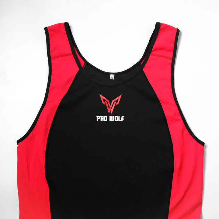 Powerlifting Singlet RED (Male/Female) - PRO WOLF