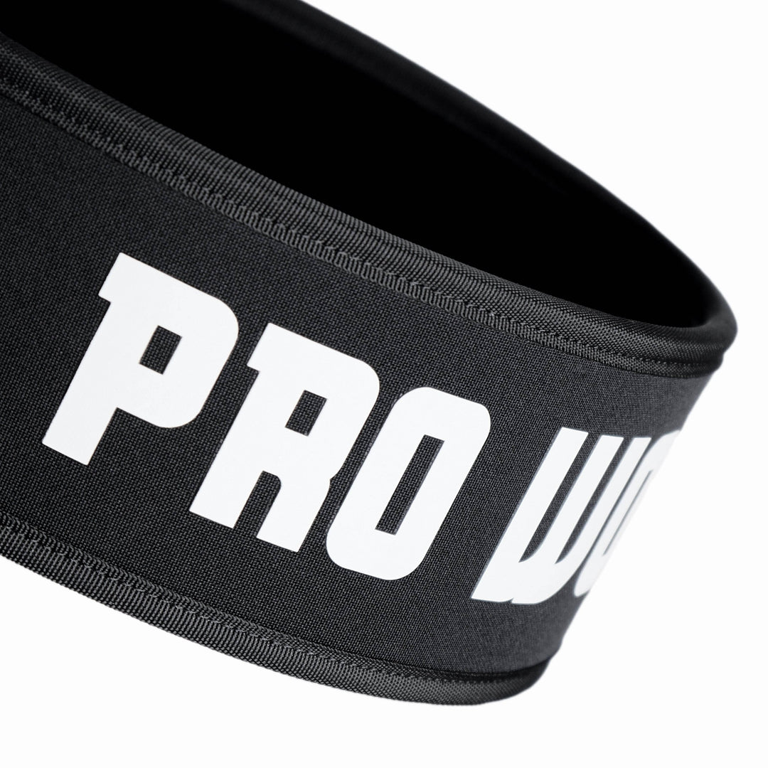 Weightlifting & Powerlifting Belt Neoprene Self Locking -Black - PRO WOLF