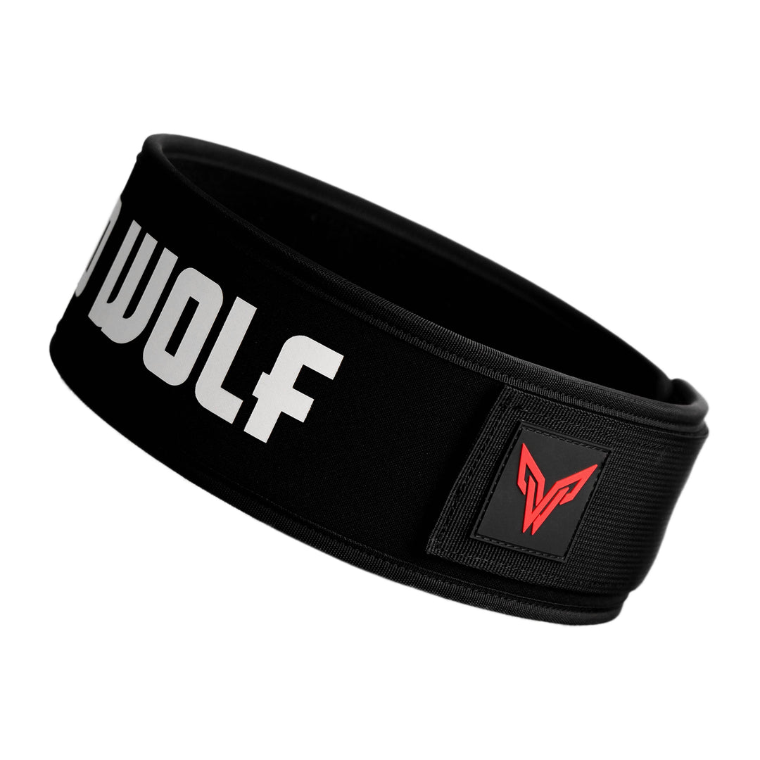 Weightlifting & Powerlifting Belt Neoprene Self Locking -Black - PRO WOLF