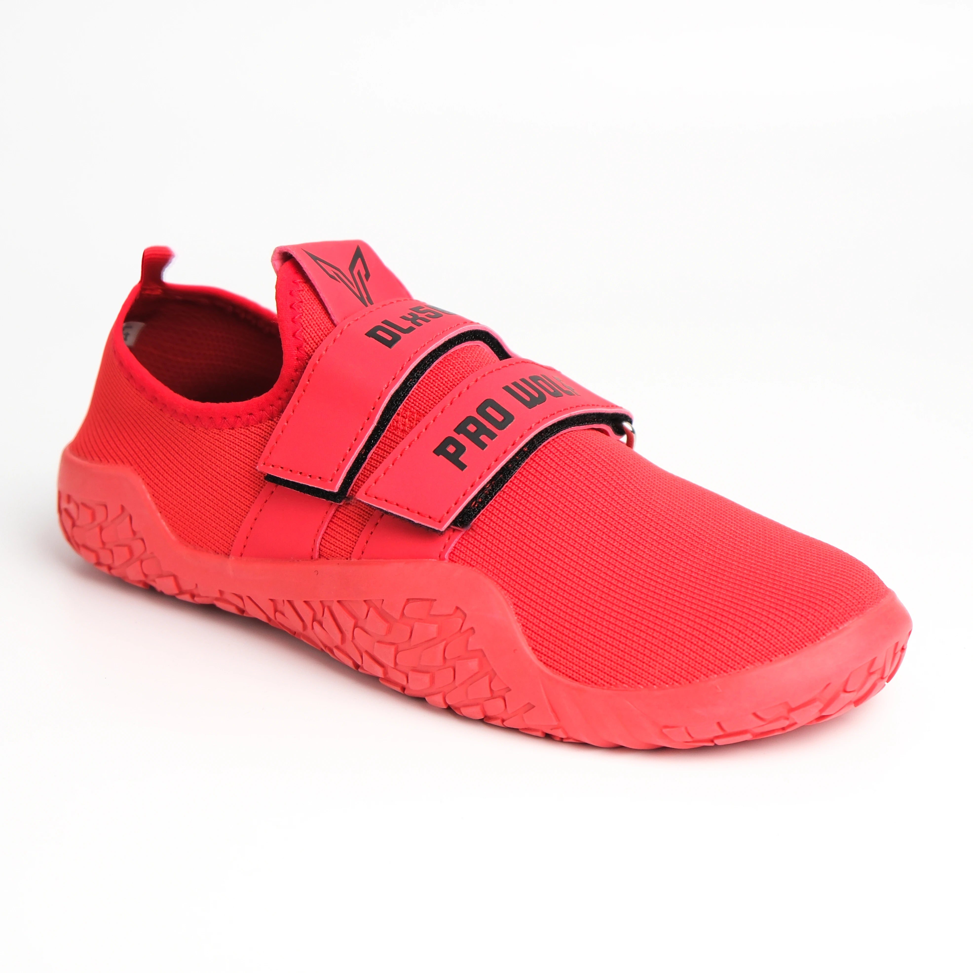 DLx500 Deadlift Barefoot Gym Shoes - Red | ProWolf