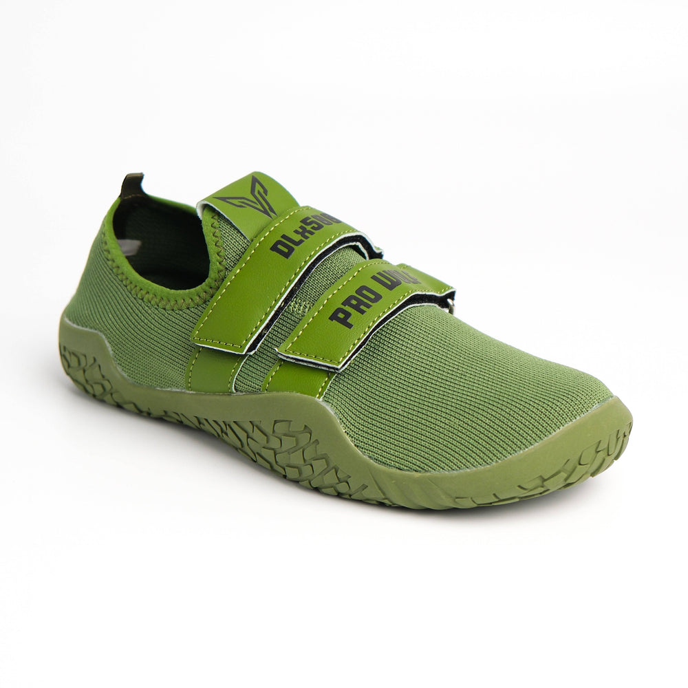 DLx500 Deadlift Barefoot Gym Shoes - ARMY GREEN - PRO WOLF