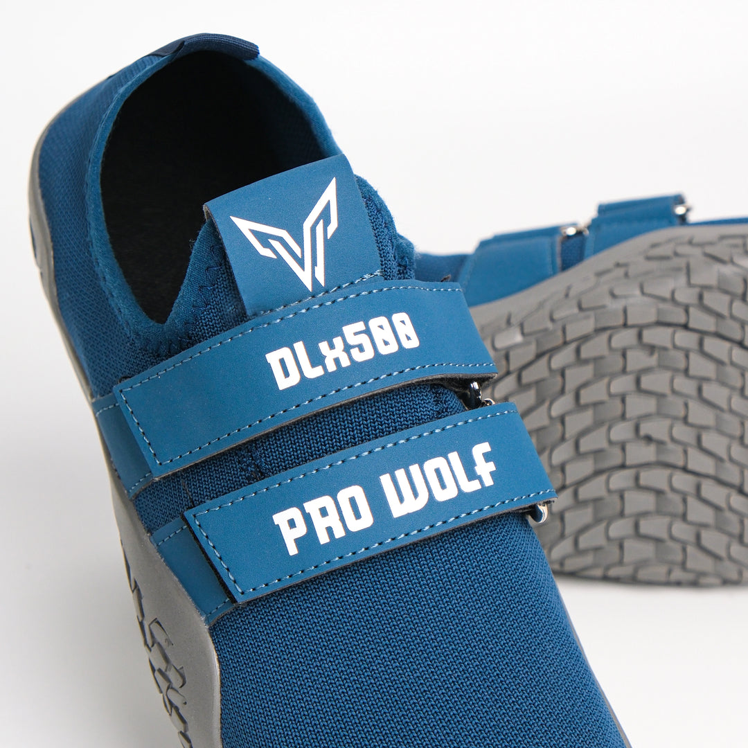 DLx500 Deadlift Barefoot Gym Shoes - Blue | ProWolf