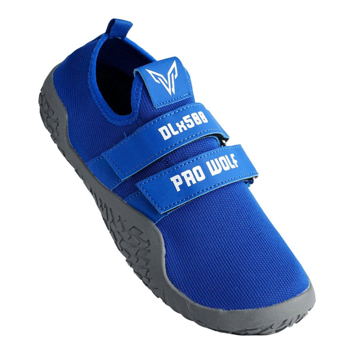 DLx500 Deadlift Barefoot Gym Shoes - Blue | ProWolfLifting ShoesPW - DLx500 - BLU - 04