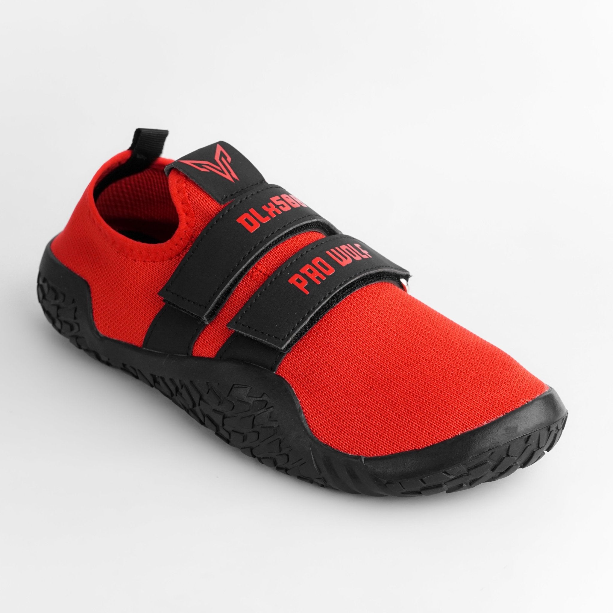 DLx500 Deadlift Barefoot Gym Shoes - Red | ProWolfLifting ShoesPW - DLx500 - RED - 5