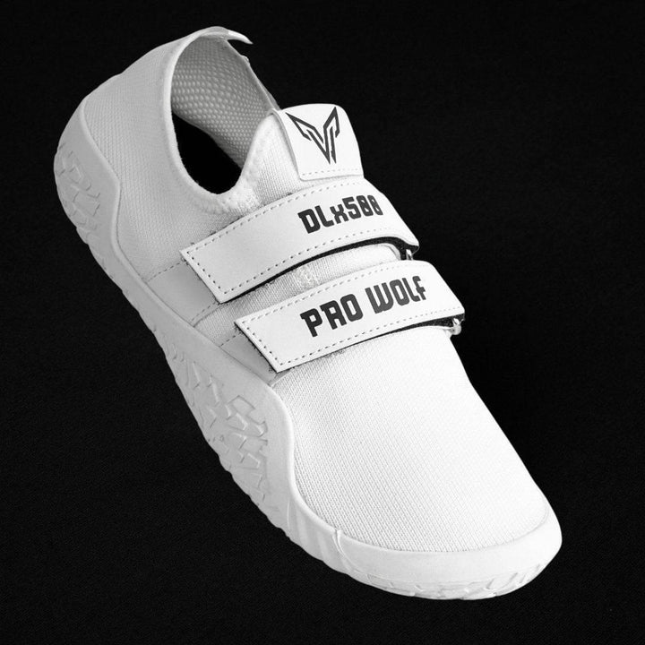 DLx500 Deadlift Barefoot Shoes - White | ProWolf - PRO WOLF