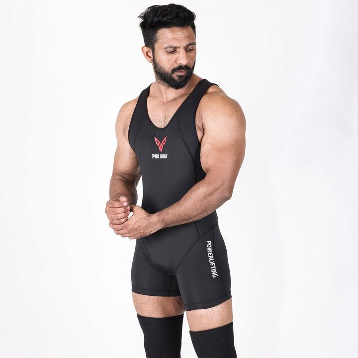 Powerlifting Singlet BLACK (Male/Female)PLS - BLK - S