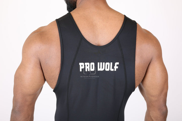 Powerlifting Singlet BLACK (Male/Female)PLS - BLK - S