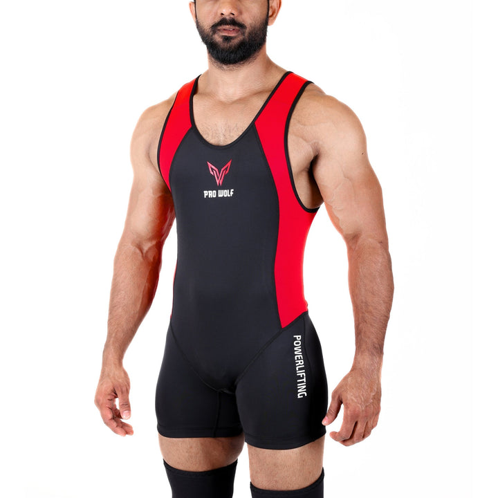 Powerlifting Singlet RED (Male/Female)PLS - RED - S