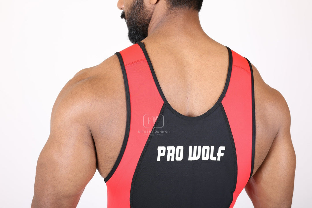 Powerlifting Singlet RED (Male/Female)PLS - RED - S